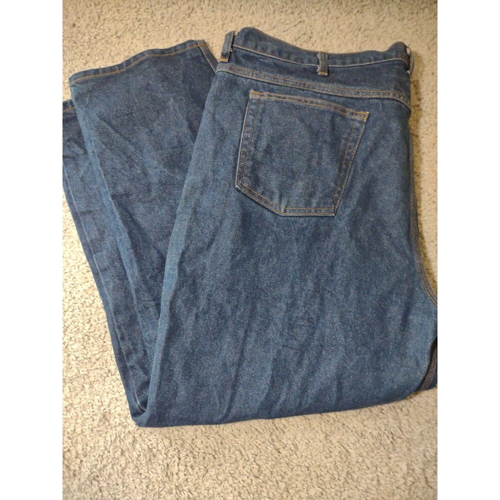 Tyndale FR Men's Blue Cotton Jeans 44x30 Straight Work Arc Rated Made in USA